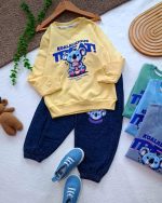 Girls' and boys' tops and trousers for ages 3 to 7