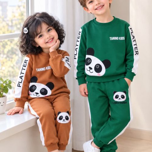 Girls' and boys' tops and trousers, sizes 35 to 45
