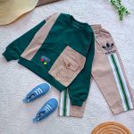 Girls' and boys' tops and trousers, sizes 40 to 55