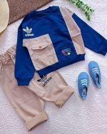 Girls' and boys' tops and trousers, sizes 40 to 55