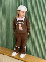 Girls' and boys' tops and trousers, sizes 60 to 65