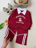 Girls' and boys' tops and trousers, sizes 60 to 65