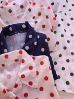 Girls' and women's blouses, ranging from age 14 up to size 46
