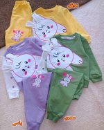 Girls' blouse and trousers, ages 1 to 5