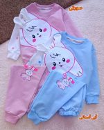 Girls' blouse and trousers, ages 1 to 5