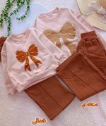 Girls' blouse and trousers, ages 3 to 11