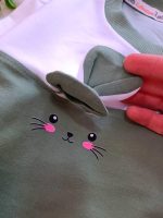 Girls' blouse and trousers, ages 3 to 7