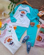 Girls' blouse and trousers, ages 4 to 11