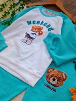 Girls' blouse and trousers, ages 4 to 11