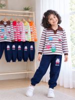 Girls' blouse and trousers, ages 4 to 7