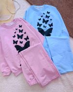 Girls' blouse and trousers, ages 7 to 11