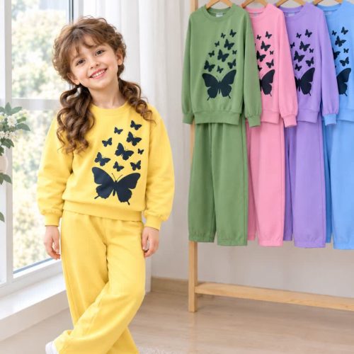 Girls' blouse and trousers, ages 7 to 11