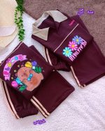 Girls' blouse and trousers, ages 9 to 16