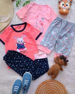 Girls' blouse and trousers, sizes 12 to 36 months