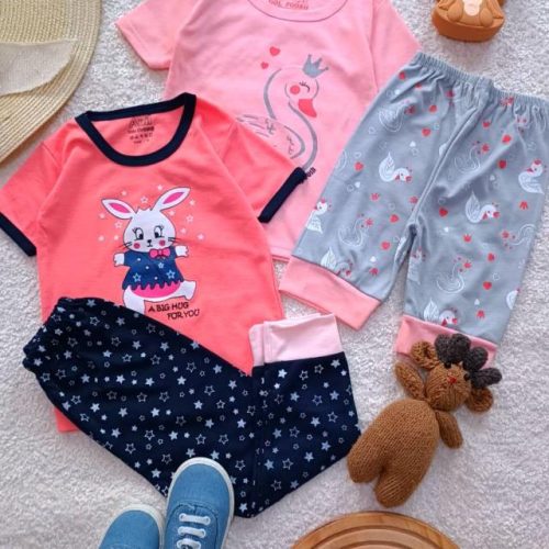 Girls' blouse and trousers, sizes 12 to 36 months