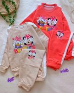 Girls' blouse and trousers, sizes 40 and 45