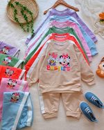 Girls' blouse and trousers, sizes 40 and 45