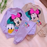 Girls' blouse and trousers, sizes 45 to 50