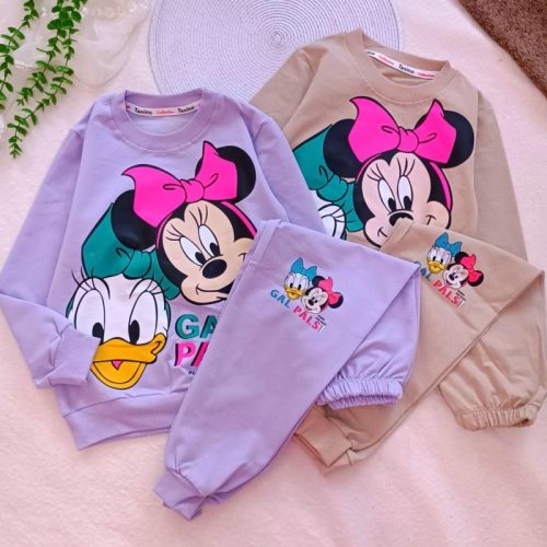 Girls' blouse and trousers, sizes 45 to 50