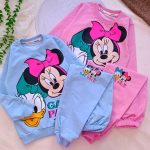 Girls' blouse and trousers, sizes 45 to 50