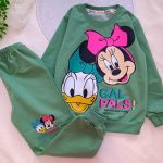 Girls' blouse and trousers, sizes 45 to 50