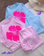 Girls' blouse and trousers, sizes 50 to 60