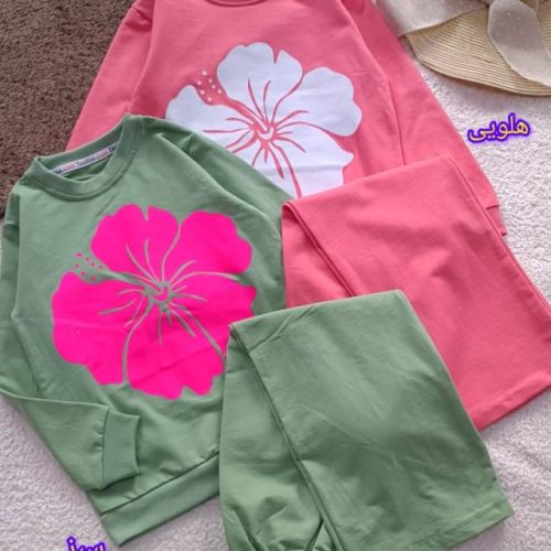 Girls' blouse and trousers, sizes 50 to 60