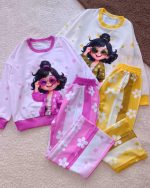 Girls' blouse and trousers, sizes 50 to 65