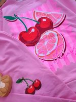Girls' blouse and trousers, sizes 55 and 60