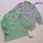 Girls' blouse, sizes 60 to 70