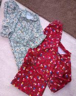 Girls' crop top and trousers, sizes 50 to 65
