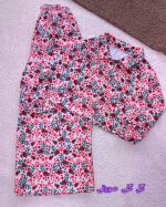 Girls' crop top and trousers, sizes 50 to 65