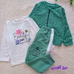 Girls' sweatshirt and pants set, sizes 40 and 45