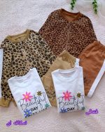 Girls' sweatshirt and pants set, sizes 40 and 45