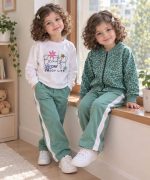 Girls' sweatshirt and pants set, sizes 40 and 45