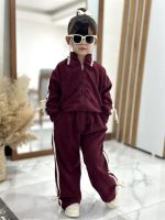 Girls' sweatshirt and trousers, ages 3 to 10
