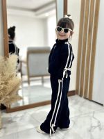 Girls' sweatshirt and trousers, ages 3 to 10