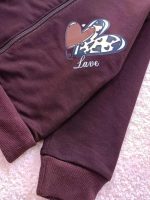 Girls' sweatshirt and trousers, sizes 35 to 55