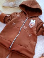 Girls' sweatshirt and trousers, sizes 40 to 50
