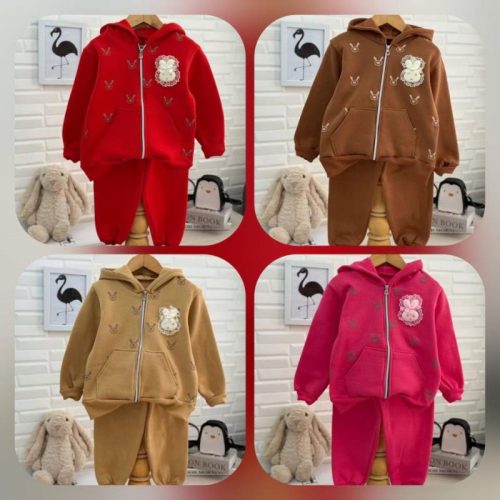Girls' sweatshirt and trousers, sizes 40 to 50