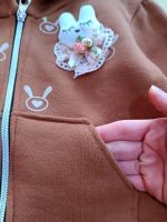 Girls' sweatshirt and trousers, sizes 40 to 50