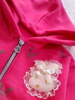 Girls' sweatshirt and trousers, sizes 40 to 50