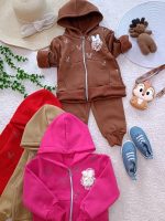 Girls' sweatshirt and trousers, sizes 40 to 50