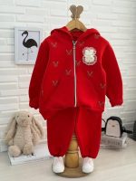 Girls' sweatshirt and trousers, sizes 40 to 50