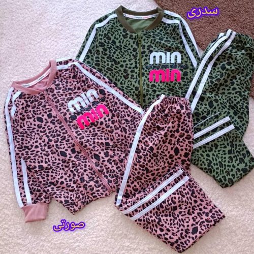 Girls' sweatshirt and trousers, sizes 40 to 55
