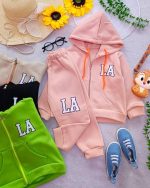 Sweatshirt and pants for girls and boys, sizes 40 to 50