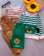 Blouse and trousers for girls and boys, sizes 35 to 45