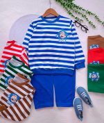 Blouses and trousers for girls and boys, sizes 50 to 60