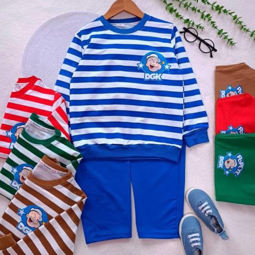 Blouses and trousers for girls and boys, sizes 50 to 60