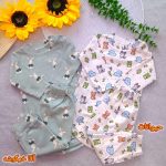 Bodysuits and trousers for boys and girls, from 3 to 24 months